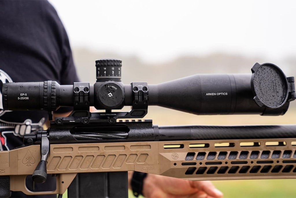 Arken Optics EP-5 5-25x56 FFP VPR MOA 34mm Riflescope 2