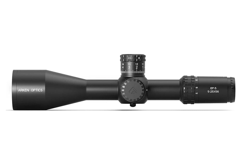Arken Optics EP-5 5-25x56 FFP VPR MOA 34mm Riflescope 8
