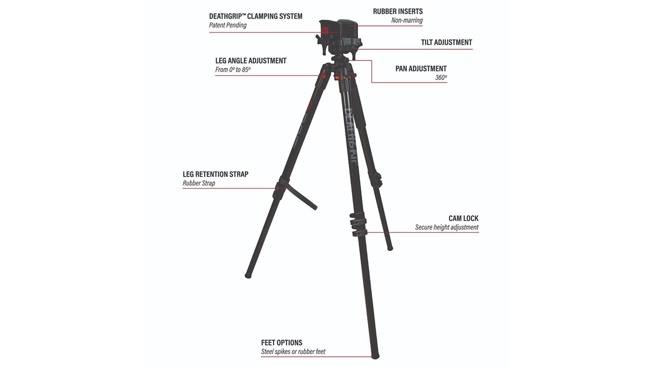 BOG DeathGrip Aluminium Rifle Tripod System 2