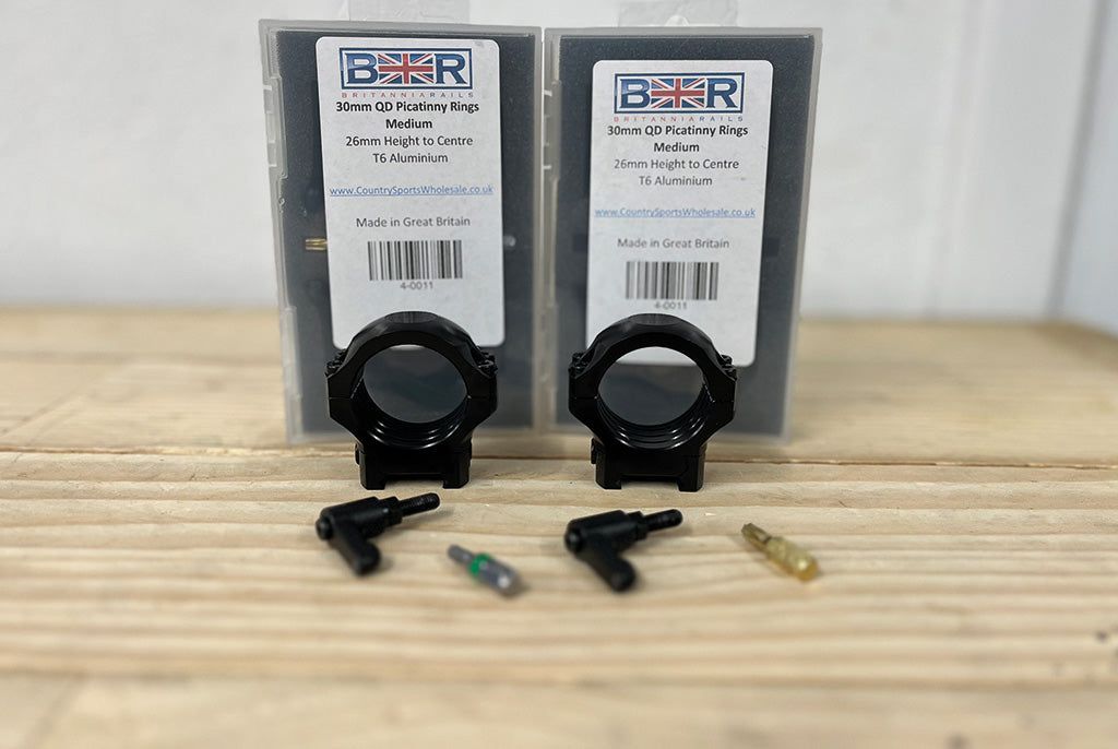 Britannia Quick Release Ring Mounts - Perfect for Night Vision and Thermal 5