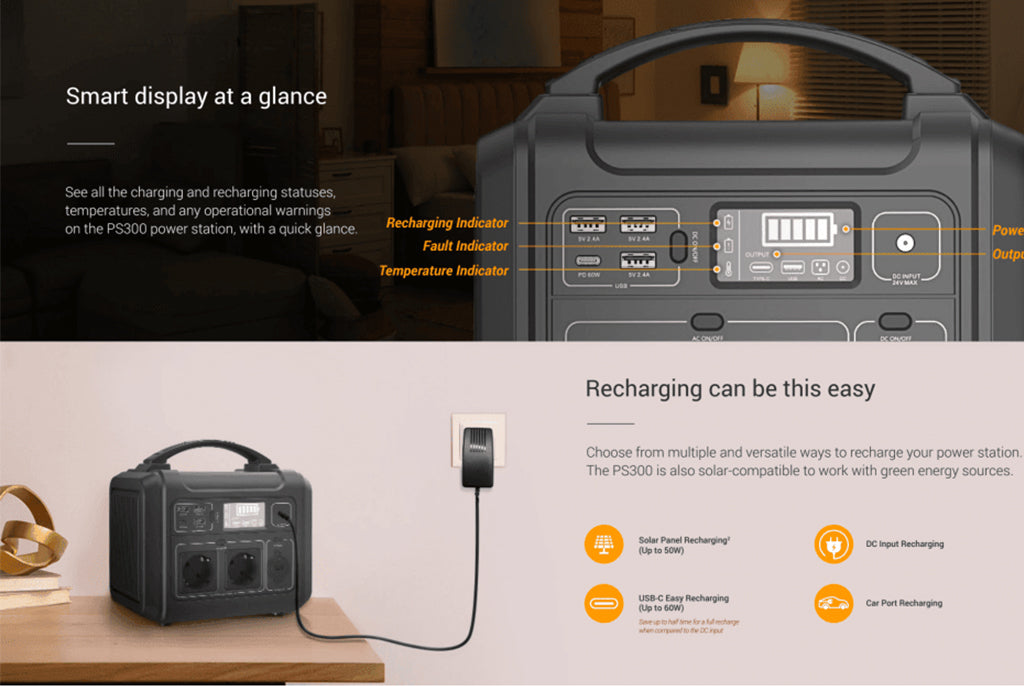 EZVIZ PS300 Portable Power Station 5