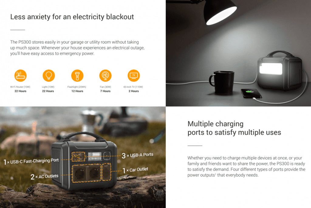 EZVIZ PS300 Portable Power Station 7