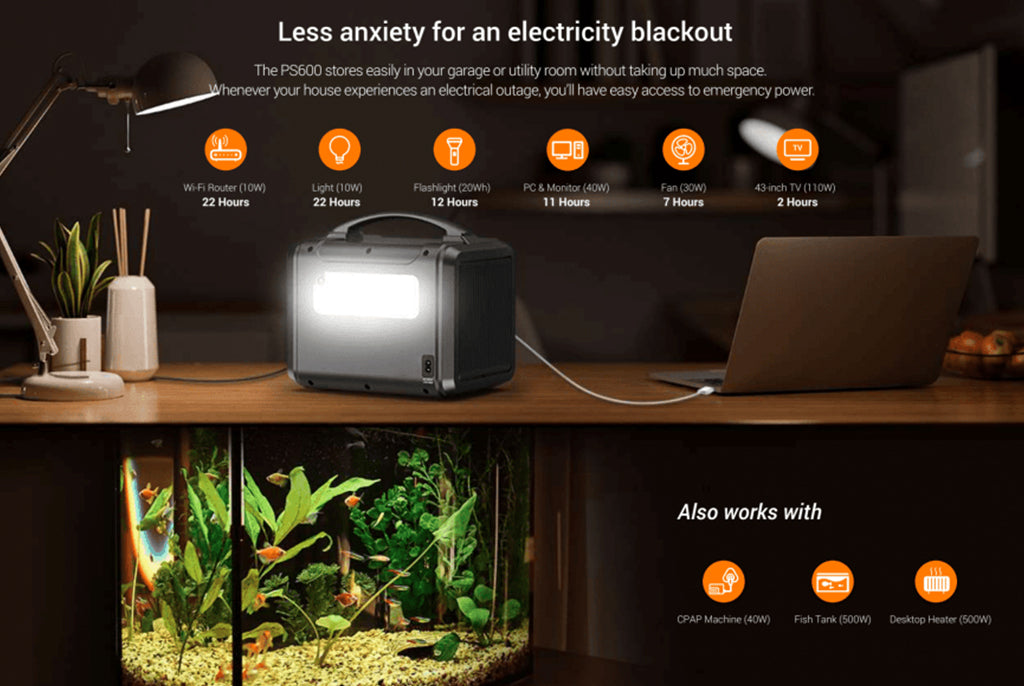 EZVIZ PS600 Portable Power Station 3