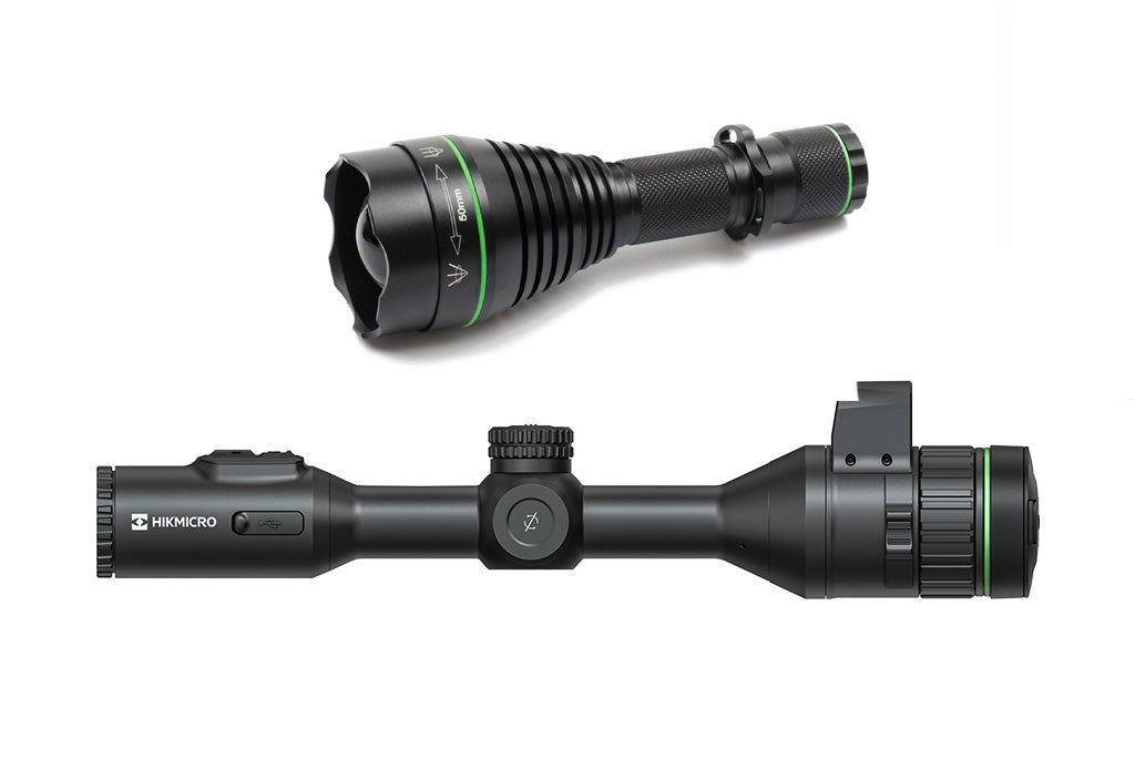 HikMicro Alpex 4K A50EL LRF BlackOut IR Bundle Kit 4