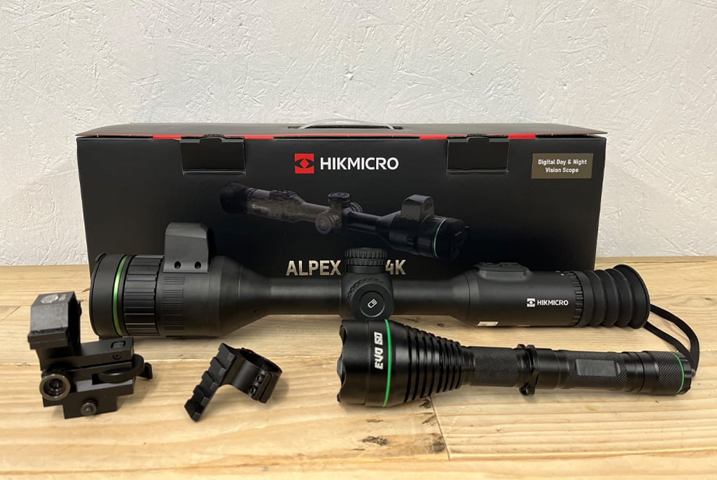 HikMicro Alpex 4K A50EL LRF BlackOut IR Bundle Kit