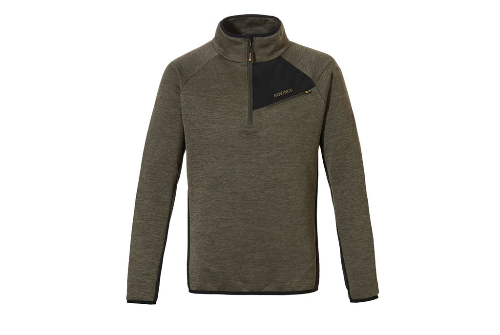 Rovince Ergoline Men's Pullover Zip technical fleece