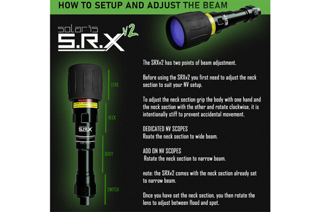 Solaris SRX V2 Laser Infrared illuminator 8