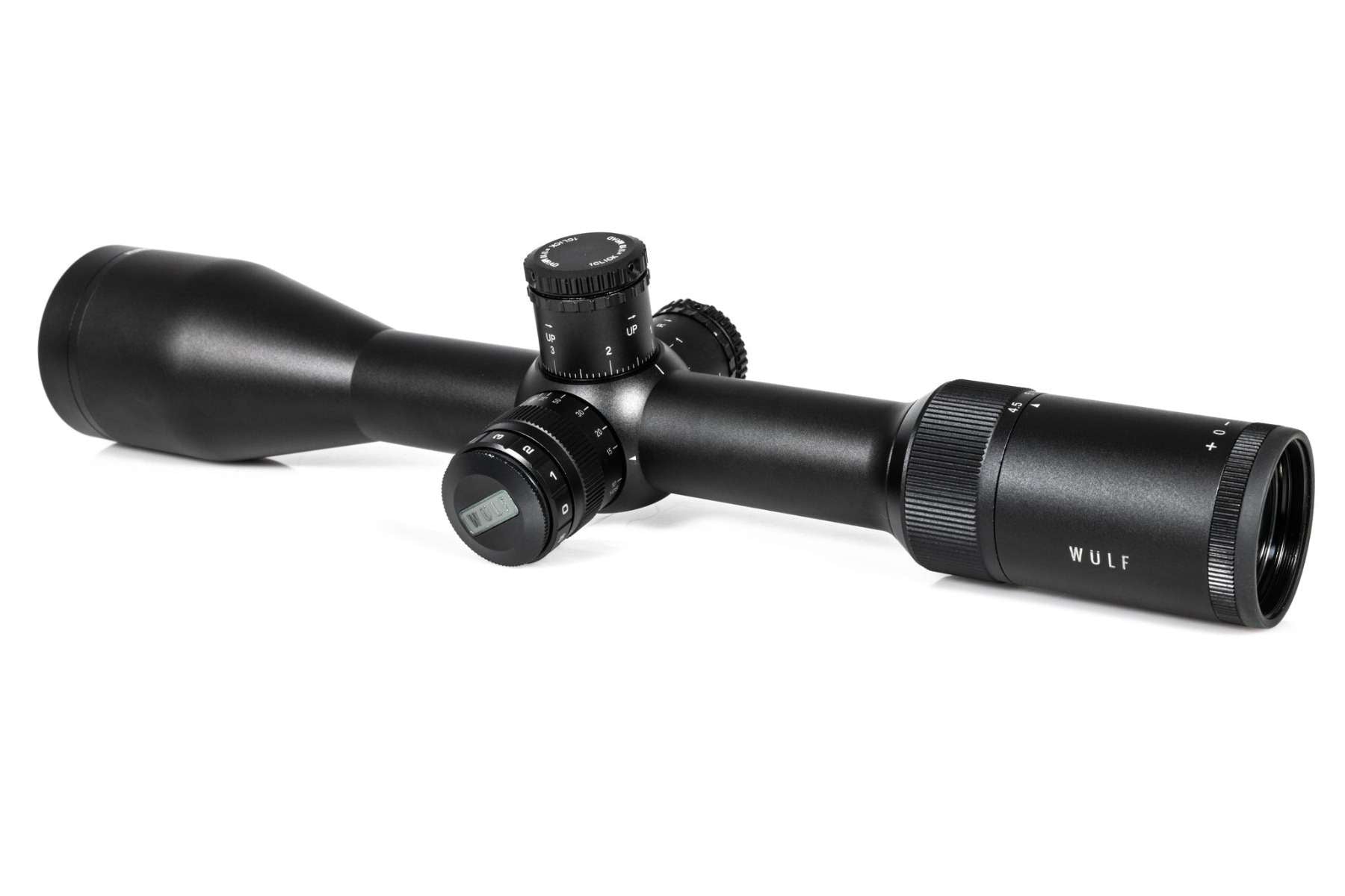 WULF Hurricane SFP Illuminated Half Mildot 0.1MRAD Side Focus Locking Turrets Rifle Scope 4