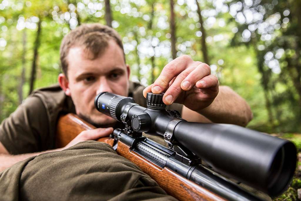 Zeiss Conquest V4 Riflescope 4-16x44 with ZBi Reticle and External Elevation Turret 2